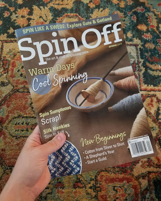 My Local Wool Article in Spin Off (Spring 2019)