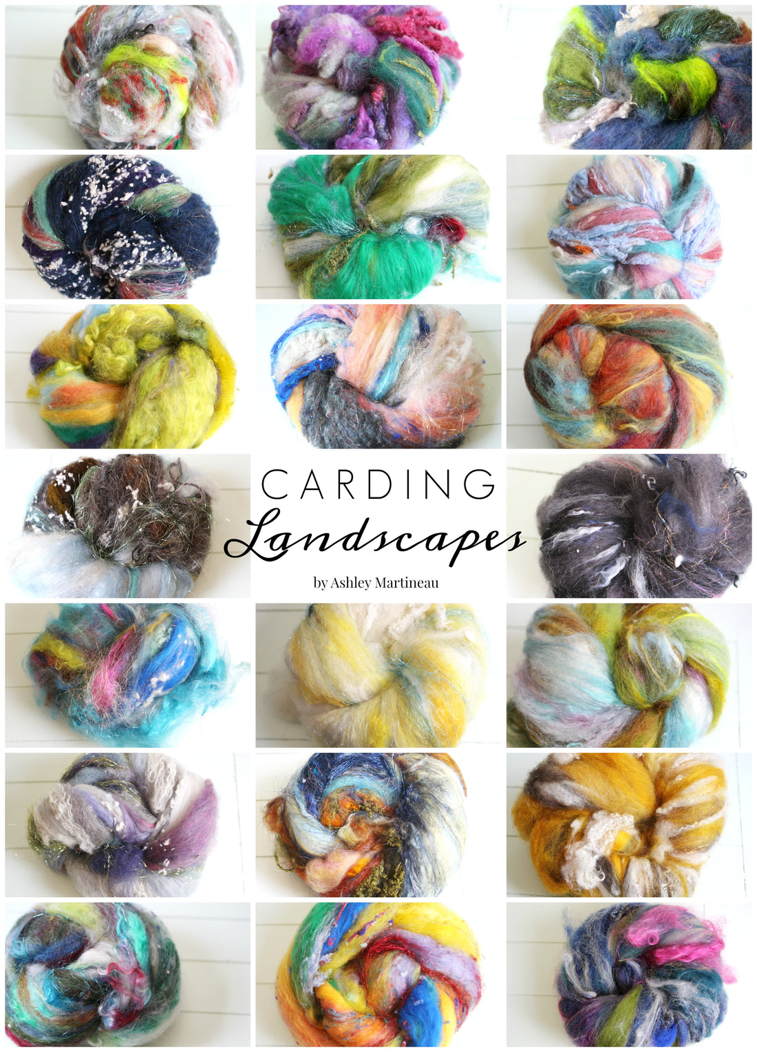 INTRO to Carding Landscapes - Colorways with Ashley Martineau