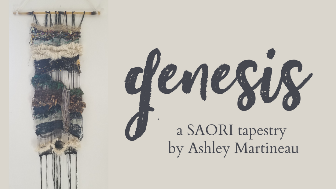 GENESIS - a SAORI tapestry