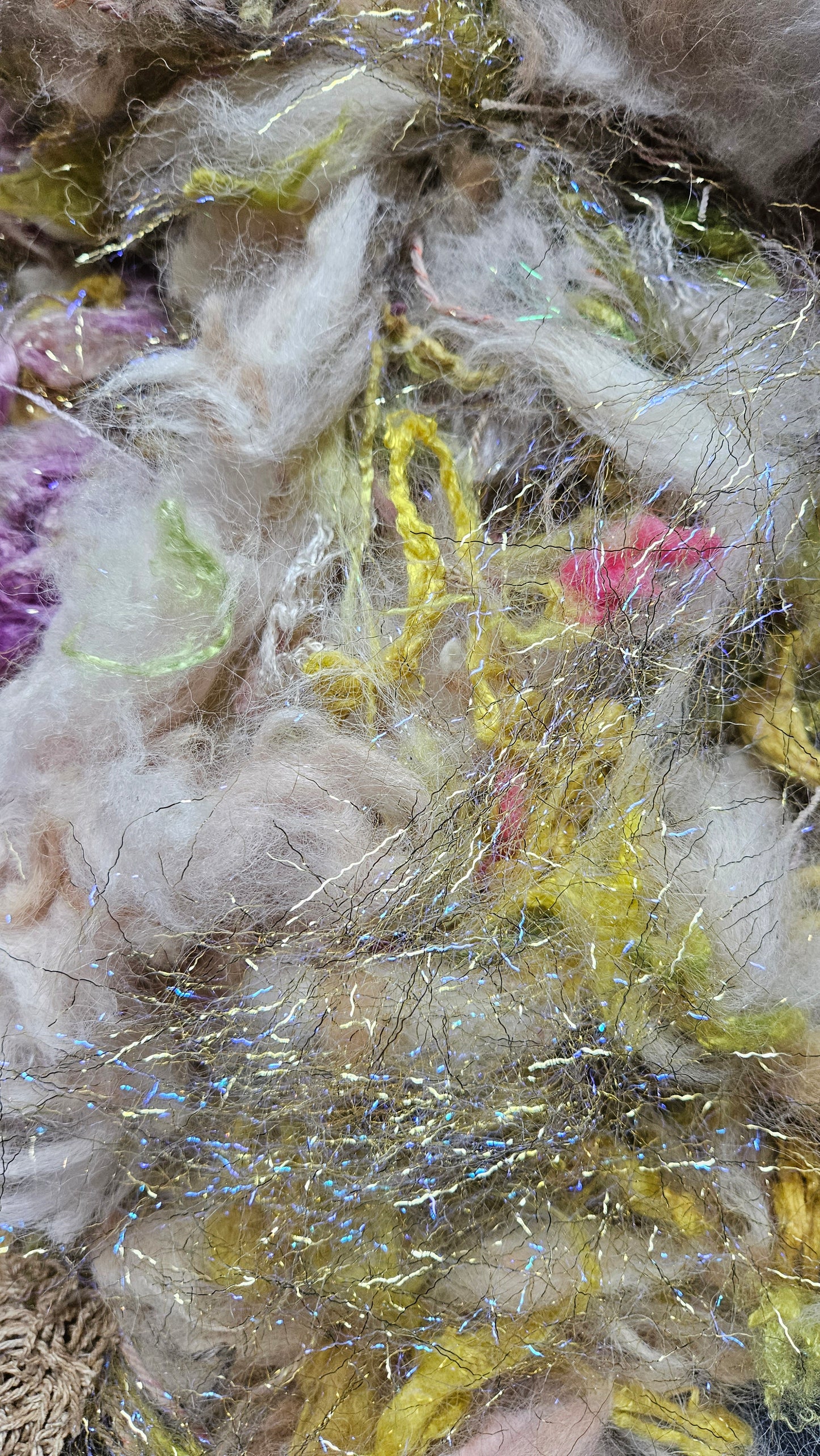 OPHELIA - Neauveau Fiber Art Cloud Alpaca Cotton Faux Silk Luxe Blend - 4 oz