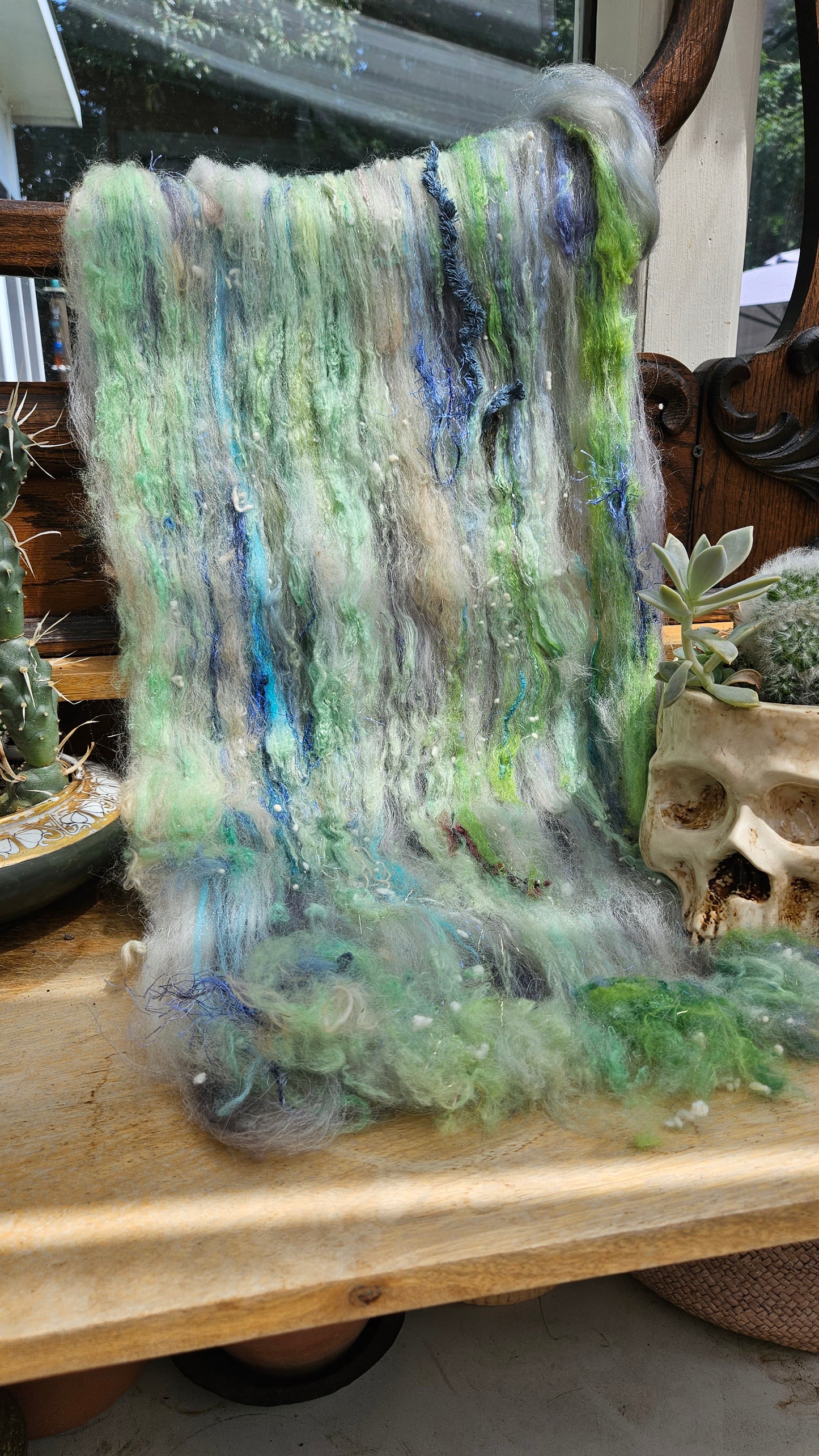 AS YOU LIKE IT - Neauveau Fiber Art Cloud Alpaca Cotton Faux Silk Luxe Blend - 4 oz