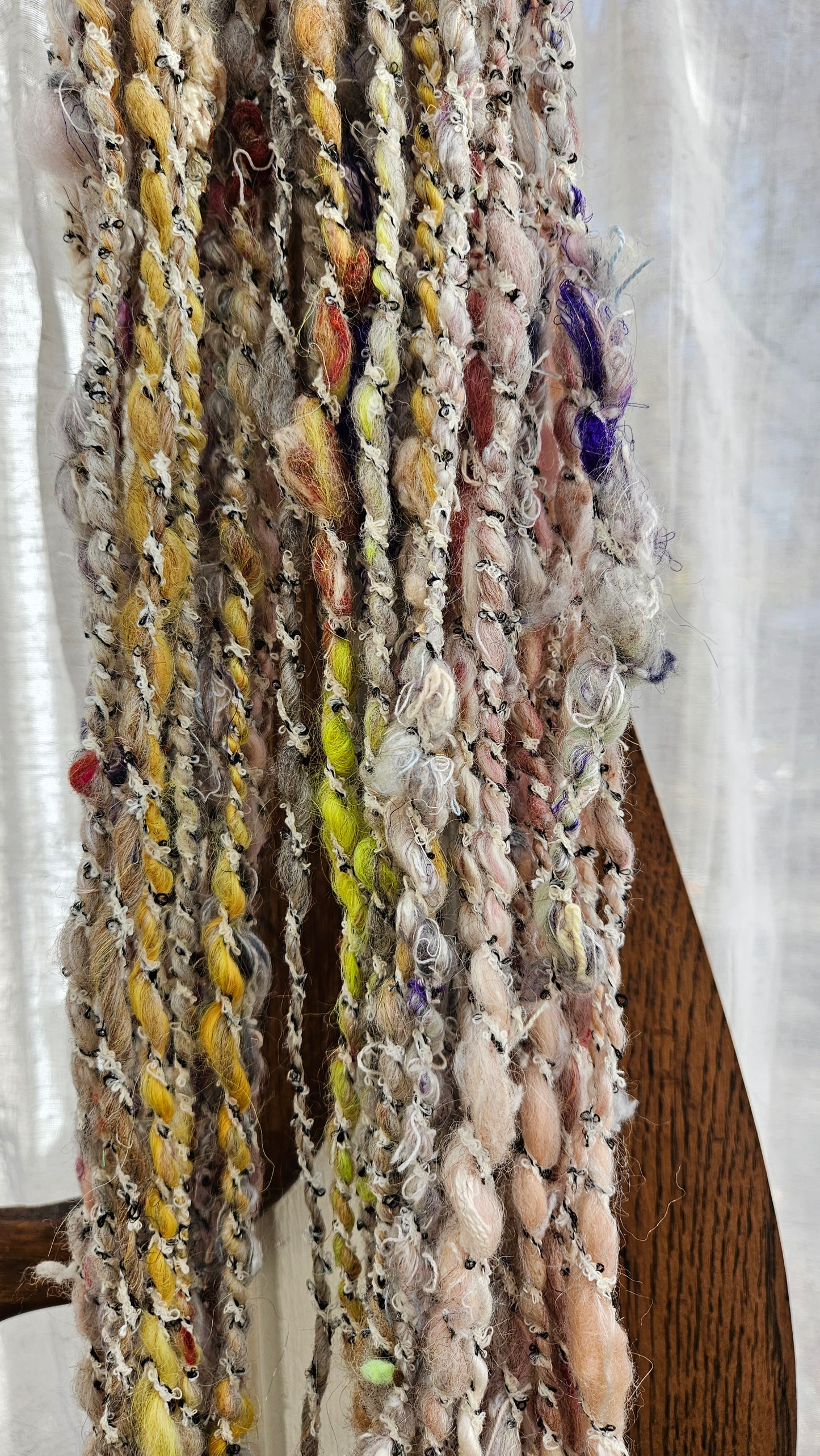 BELOVED TEDDY - Handspun Bulky Wool Textured Art Yarn - 45 Yards 3.2 oz