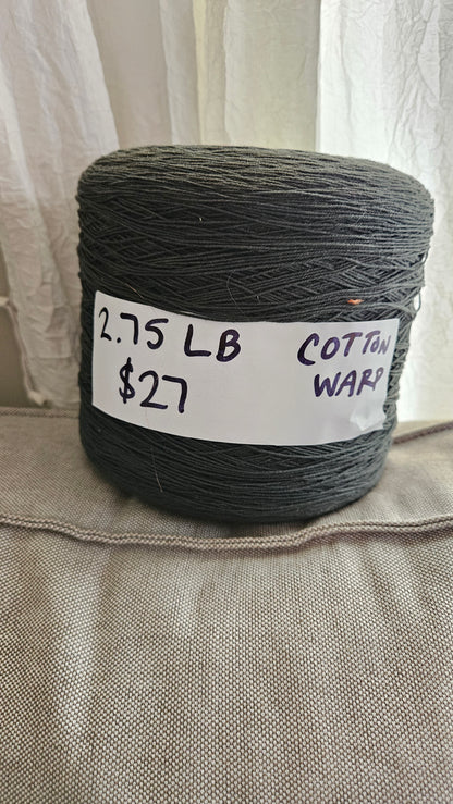 Green Cotton Thread Cone - 2.75 pounds
