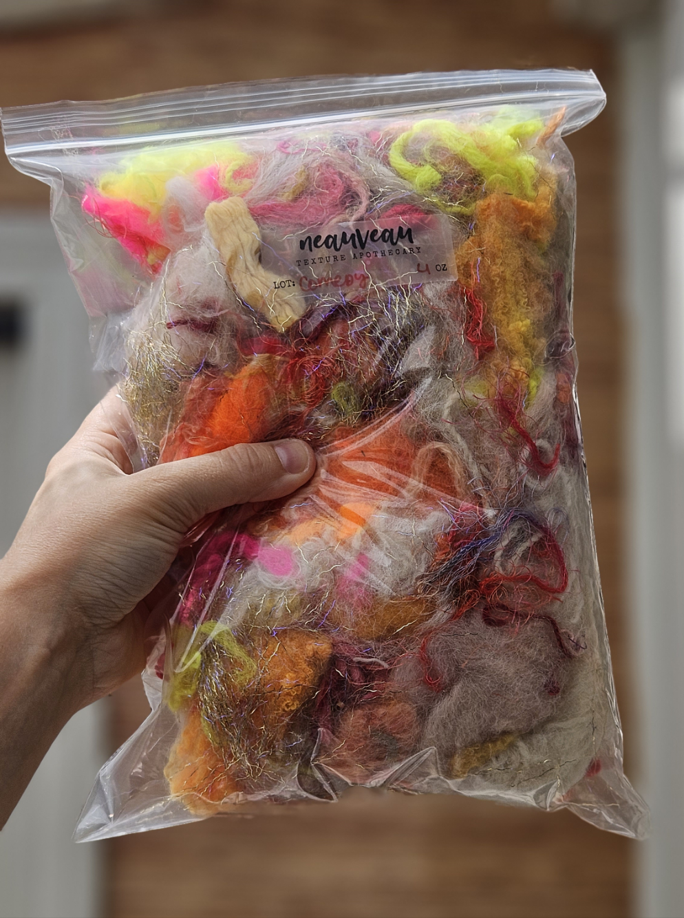 COMEDY OF ERRORS - Neauveau Fiber Art Cloud Alpaca Cotton Faux Silk Luxe Blend - 4 oz