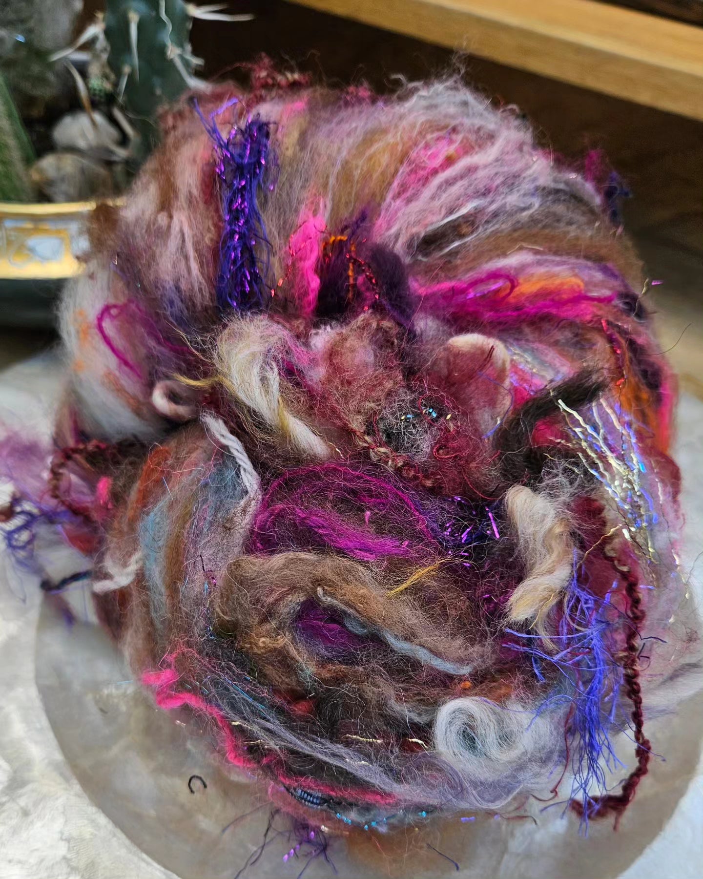 JULIET - Neauveau Fiber Art Cloud Alpaca Cotton Faux Silk Luxe Blend - 4 oz