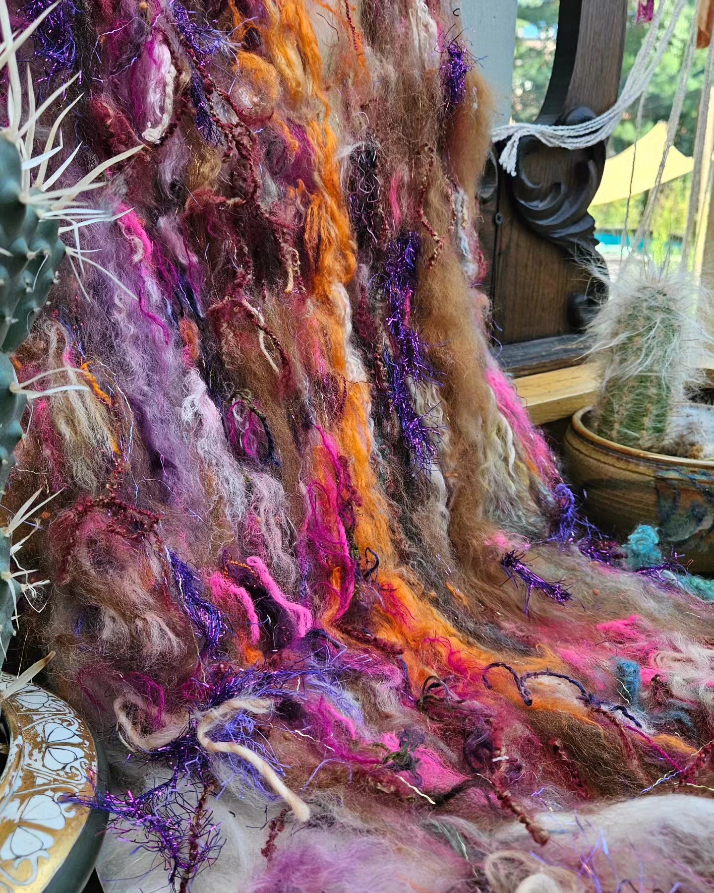 JULIET - Neauveau Fiber Art Cloud Alpaca Cotton Faux Silk Luxe Blend - 4 oz