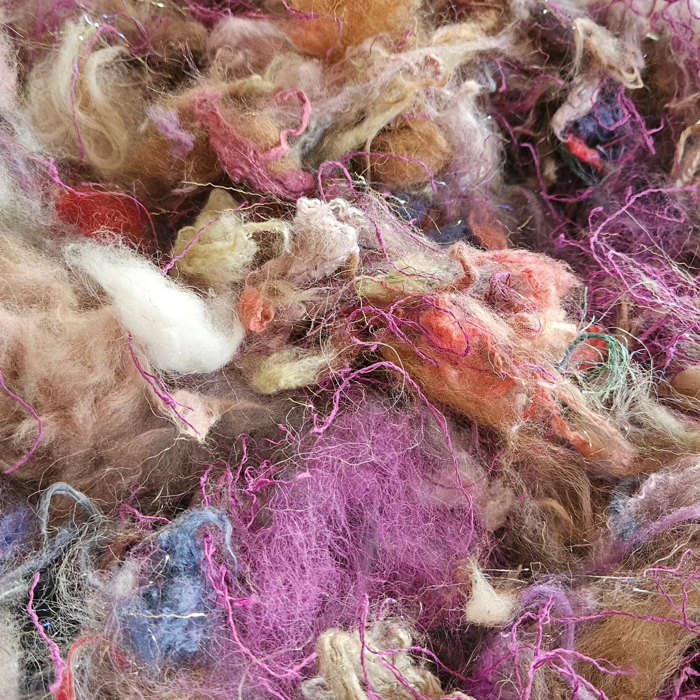 MIDSUMMER NIGHTS DREAM - Neauveau Fiber Art Cloud Alpaca Cotton Faux Silk Luxe Blend - 4 oz
