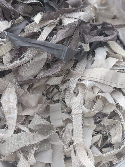 PASTELS - Recycled Cut Fabric Ribbons - 6 oz