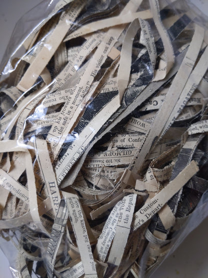 Antique Paper Ribbons for Spinning and Crafting from the 1800s 4 oz