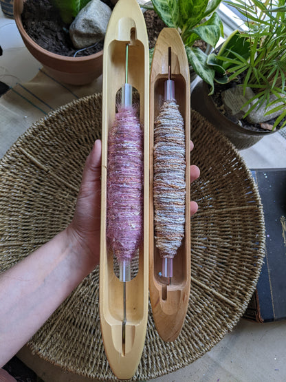 Plying and Weaving Textured Yarn Bobbins (Lot 6)