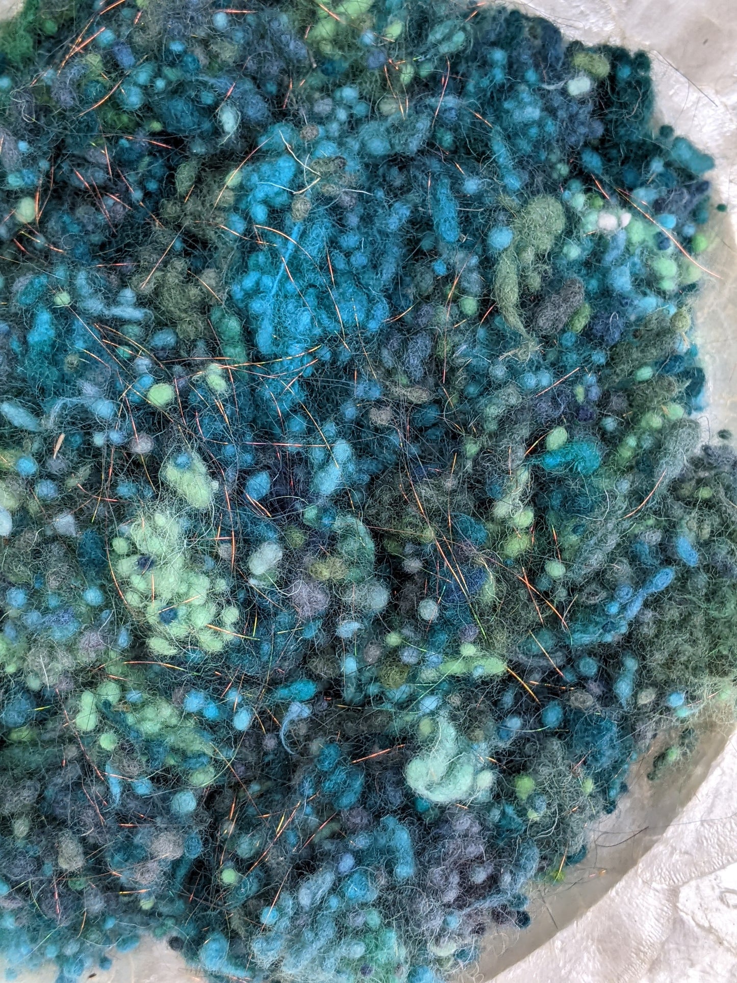 CONCERTO - Wool Nepps and Sparkle Blend - 2 ounces