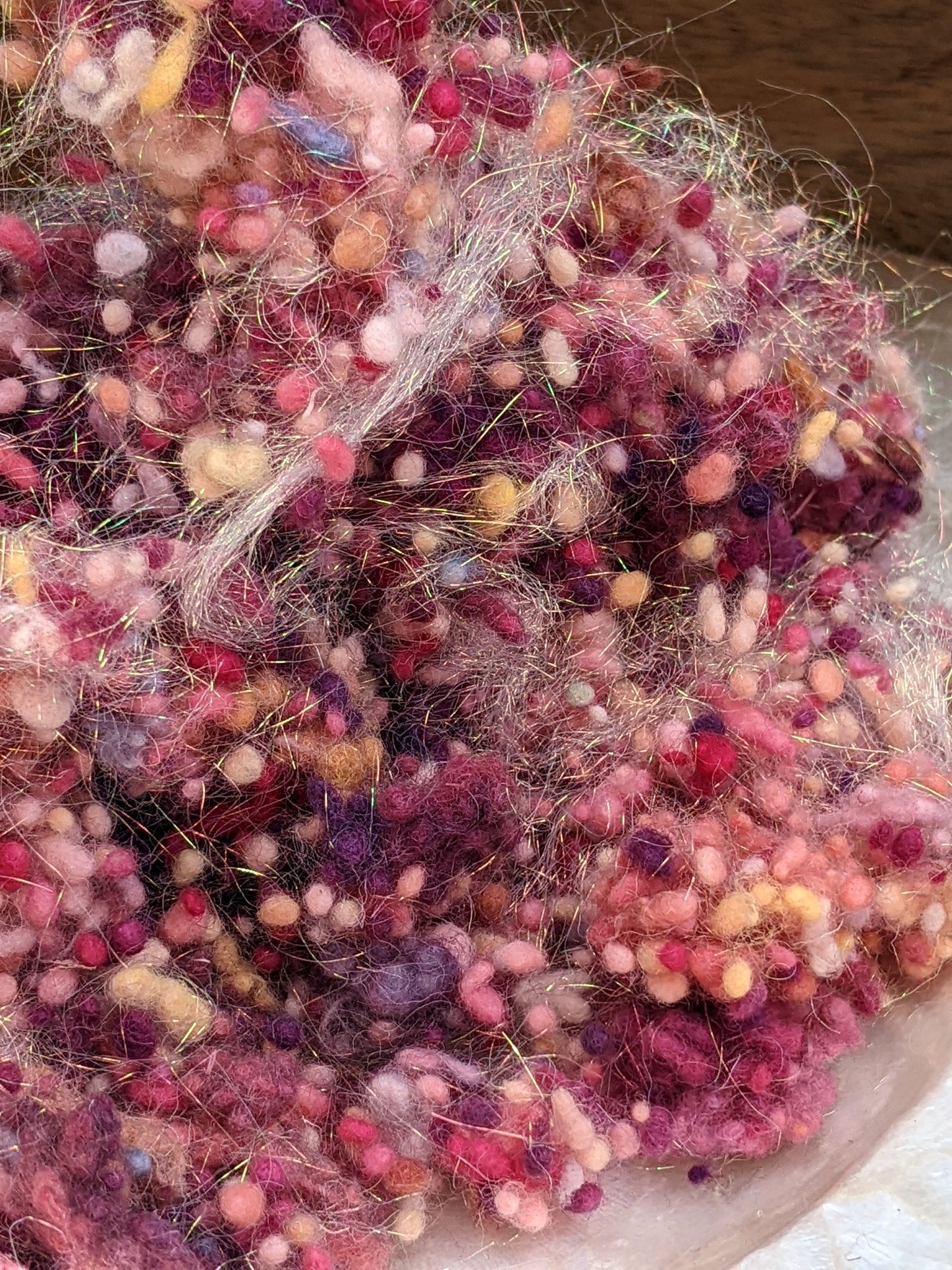 QUARTET - Wool Nepps and Sparkle Blend - 2 ounces